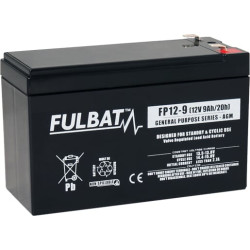 Baterija 12V 9,0 Ah (C20) AGM SBA912