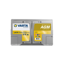 Akumuliatorius 12V 70Ah 760A LA70 VARTA Profesionalus dvigubos paskirties AGM 840070076