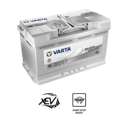 Akumuliatorius 12V 80Ah 800A AGM XEV A6 VARTA 580901080J382