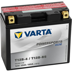 Baterija 12V 10Ah 160A AGM Powersports VARTA 512901022I314PS