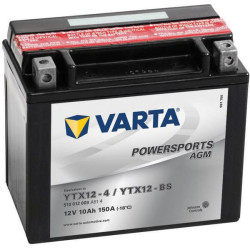 Baterija 12V 10Ah 150A AGM Powersports VARTA 510012015I314PS