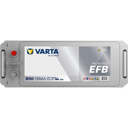 Baterija 12V 190Ah 1050A B90 ​​VARTA Dynamic EFB 690500105