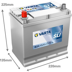 Baterija 12V 45Ah 300A B24 VARTA Dynamic SLI 545079030