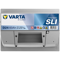 Akumuliatorius 12V 60Ah 540A D24 VARTA Dynamic SLI 560408054