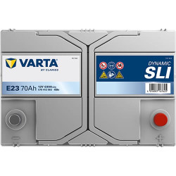 Akumuliatorius 12V 70Ah 630A E23 VARTA Dynamic SLI 570412063
