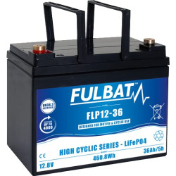 Baterija LITHIUM 12V 36Ah FLP1236