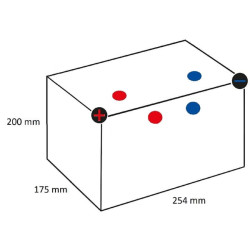 Akumuliatorius 12V 55Ah 765A AGM Yellow Top YTU 4.2 Optima 814254