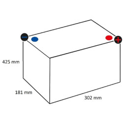 Laisvalaikio baterija 6V – 385Ah/C20, giliai drėgna, JAV baterija PB6350