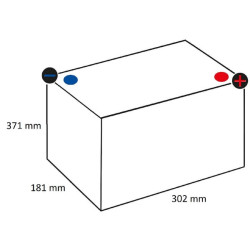 Laisvalaikio akumuliatorius 6V – 310Ah/C20, gilus ciklas šlapias, JAV baterija PB6305