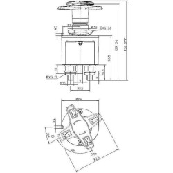 Baterijos pagrindinis jungiklis, labai atsparus LA500070K