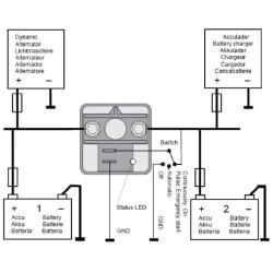 Relė, akumuliatoriaus atjungimas, 120A SI30120