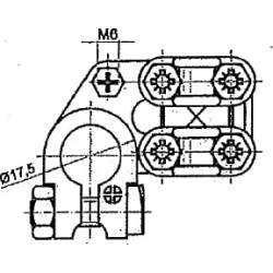 Akumuliatoriaus gnybtas stiprus teigiamas BA731