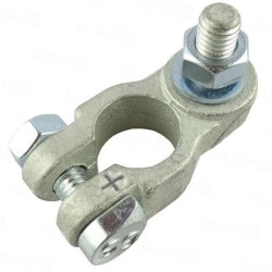 Akumuliatoriaus gnybtas su sriegiu M8 ilgis 28, teigiamas BA5001