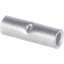 Užpakalinė jungtis, sidabrinė, 6-10mm² 21mm Ø7mm (25x), Kramp LA34321