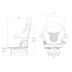 Seat Compacto Comfort S Grammer G1081368