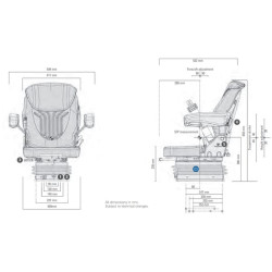 Seat Compacto Comfort S sėdynė Nauja G1289043