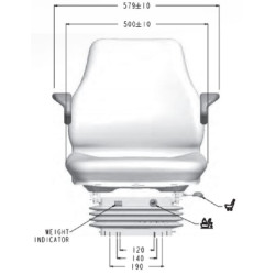 Sėdynė MS 1437 Sears MS1437