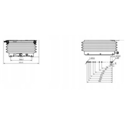 Medžiaginė sėdynė, mechaniškai spyruoklė TS48000GP