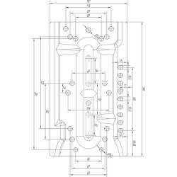 PVC sėdynė, mechaniškai spyruoklinė TS49000GP