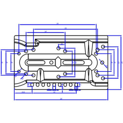 PVC sėdynė, mechaniškai spyruoklinė TS24000KR
