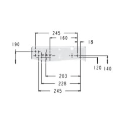 Sėdynės su atrama porankiams MS3007