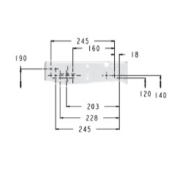 Sėdynė su mechanine pakaba MS3007E