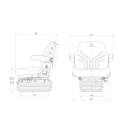 Naujo dizaino sėdynė Maximo Comfort G1288539
