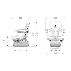 Naujo dizaino sėdynė Maximo Professional G1288547