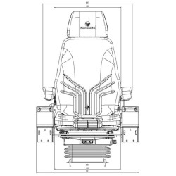 Sėdynės Actimo XL 24V G1294570