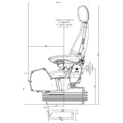 Sėdynės Actimo XL 24V G1294570