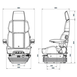 Kėdutė KAB 86 SCIOX Super High SK215934
