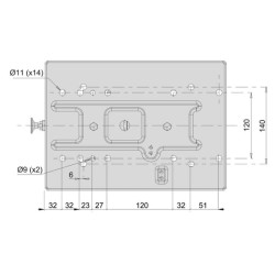 PVC sėdynė, juoda, pneumatinė spyruoklė, 12V su diržu, GT50 M97 Cobo GT1077385