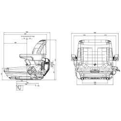 Sėdynė, MSG 20 G1293150