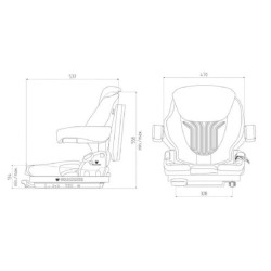 Kėdutė Primo M PVC G1564043