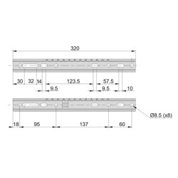 PVC sėdynė, su pakaba, buvimo jutiklis, 478 mm, plotis PVC SC40 Cobo SC1078062