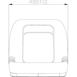 Sėdynės viršus Geltonas PVC TS19300KR