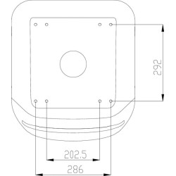 Sėdynės viršus juodas PVC TS19400KR