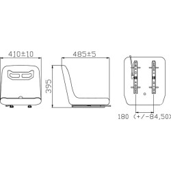 PVC sėdynė TS15000KR