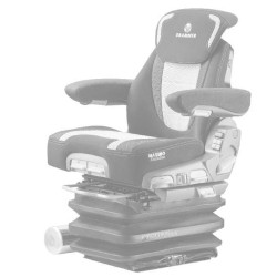 Pritaikytas sėdynės užvalkalas, medžiaginis, juodas, skirtas Grammer I21541KR