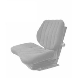 Pritaikytas sėdynės užvalkalas, medžiaginis, juodas, skirtas Grammer I20545KR