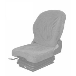 Pritaikytas sėdynės užvalkalas, medžiaginis, juodas, skirtas Grammer I21645KR