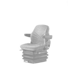 Pritaikytas sėdynės užvalkalas, medžiaginis, juodas, skirtas Grammer I20245KR