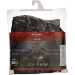 Pritaikytas sėdynės užvalkalas, medžiaginis, juodas, skirtas Grammer ir COBO I20145KR
