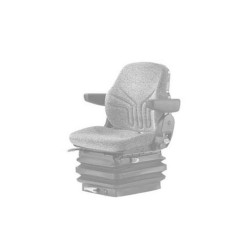 Pritaikytas sėdynės užvalkalas, PVC, juodas, skirtas Grammer I60246KR