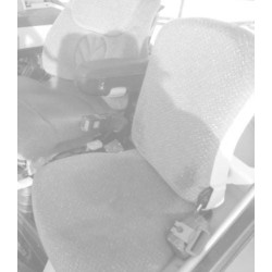 Pritaikytas (keleivių) sėdynės užvalkalas, PVC, juodas, skirtas Sears I63446KR