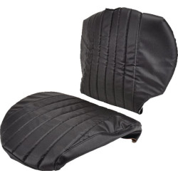 Sėdynės užvalkalų komplektas juodas PVC 18130032