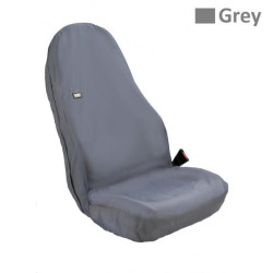 Sėdynės užvalkalas, priekis, universalus, didelis, pilkas, suderinamas su porankiais SC60228