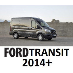 Sėdynės užvalkalas, keleivinis furgonas dvivietis, juodas, atskira galvos atrama, 5 vnt, tinka Ford Transit 2014 SC50215