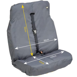 Furgono sėdynės užvalkalas dvigubas pilkas SC50014