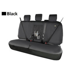 Sėdynės užvalkalas, galinis, juodas, 3 fiksuotos galvos atramos, nulenkiamas dėklas, tinka Ford Ranger SC506011